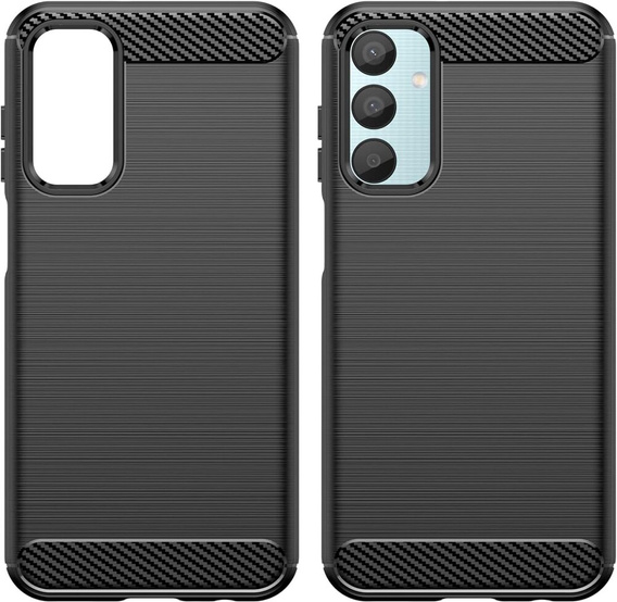 Чехол до Samsung Galaxy M15 5G, Carbon, чёрный