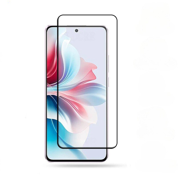 Закаленное стекло 3D для Oppo Reno 11F 5G, чёрный