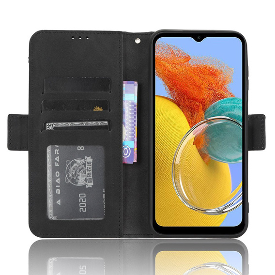 Футляр з клапаном для Samsung Galaxy M34, Card Slot, чорний