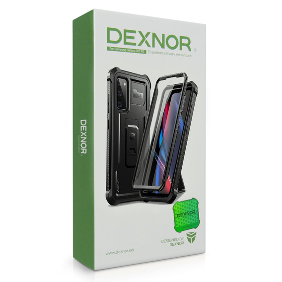 Бронированный чехол для Samsung Galaxy S20 FE, Dexnor Full Body, тёмно-фиолетовый