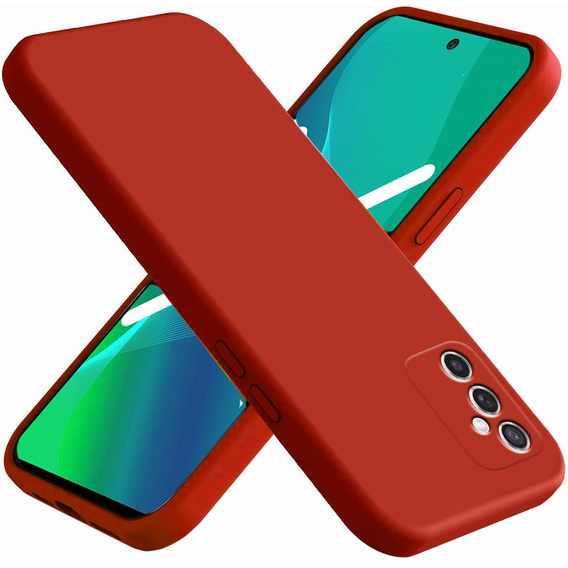 Чехол до Samsung Galaxy M52 5G, Silicone Lite, красный