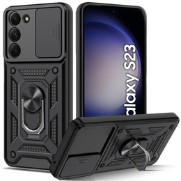 Чохол NOX Camera Slide Samsung Galaxy S23, CamShield Slide, чорний