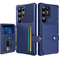 Чохол для Samsung Galaxy S24 Ultra Card Holder Kickstand, Card Holder Kickstand, м'яти