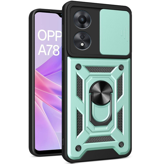 Чехол NOX Camera Slide Oppo A78 5G, CamShield Slide, зеленый