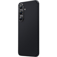 Кевларовий чохол BENKS для Samsung Galaxy S24+, для MagSafe, Carbon Fiber, чорний