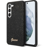 Чoхол GUESS до Galaxy S23, Glitter Script Hardcase, чорний