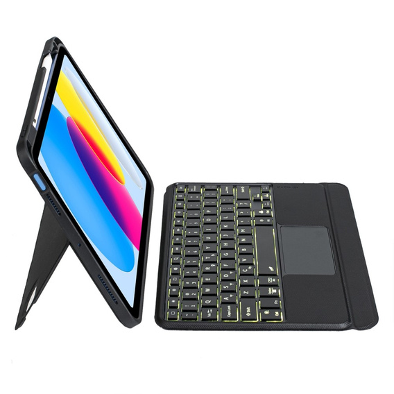 Чехол + клавиатура iPad 10.9 2022 10 GEN, keyboard Pen Slot, чёрный