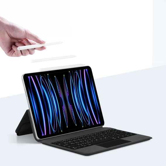 Обкладинка для клавіатури iPad Pro 11" 2024, Magnetic Keyboard Touchpad, чорний