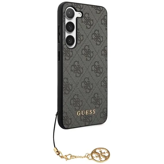 Чехол GUESS до Samsung Galaxy S24, 4G Charms Collection Hardcase, серый