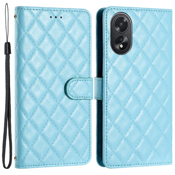 Откидной чехол для Oppo A38 4G / Oppo A18 4G, Wallet, BINFEN COLOR, синий