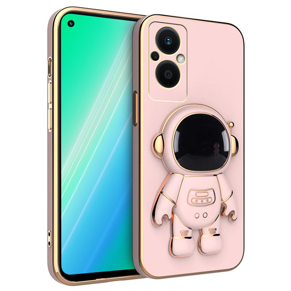 Чoхол до Oppo Reno7 Lite 5G, Astronaut, рожевий