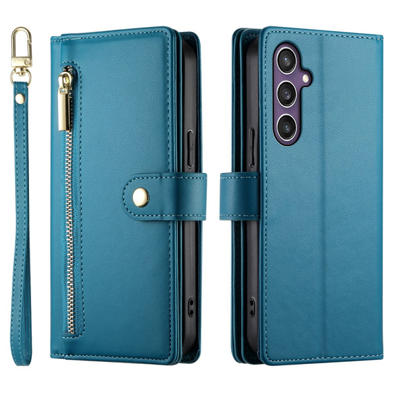 Чохол-книжка для Samsung Galaxy S25, Wallet Zipper Pocket, м'яти