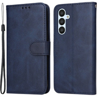 Чохол-книжка для Samsung Galaxy A34 5G, Leather Wallet, темно-синій