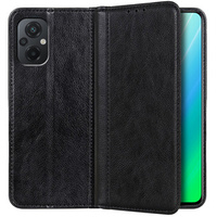 Чохол-фліп для Xiaomi Poco M5 5G, Split Leather, чорний