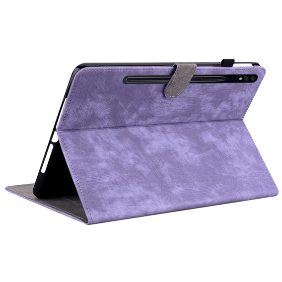Чехол до Samsung Galaxy Tab S9, Wallet Pen Slot, фиолетовый