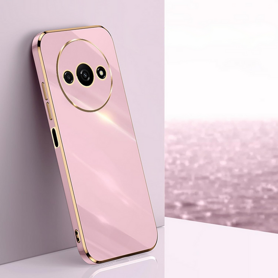 Чехол для Xiaomi Redmi A3, Glamour CamShield, фиолетовый