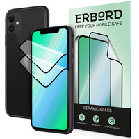 2x Гибридное стекло ERBORD Ceramic для iPhone XR / 11