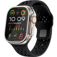 Силиконовый ремешок для Apple Watch 1/2/3/4/5/6/7/8/SE/ULTRA 42/44/45/49MM, черный