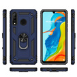 Бронированный Чехол до Huawei P30 Lite, Nox Case Ring, синий