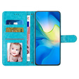 Откидной чехол для Oppo A38 4G / Oppo A18 4G, Wallet, BINFEN COLOR, синий