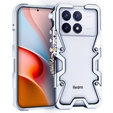 Чохол для Xiaomi Poco F6 Pro, Aluminium Alloy Bumper, сріблястий