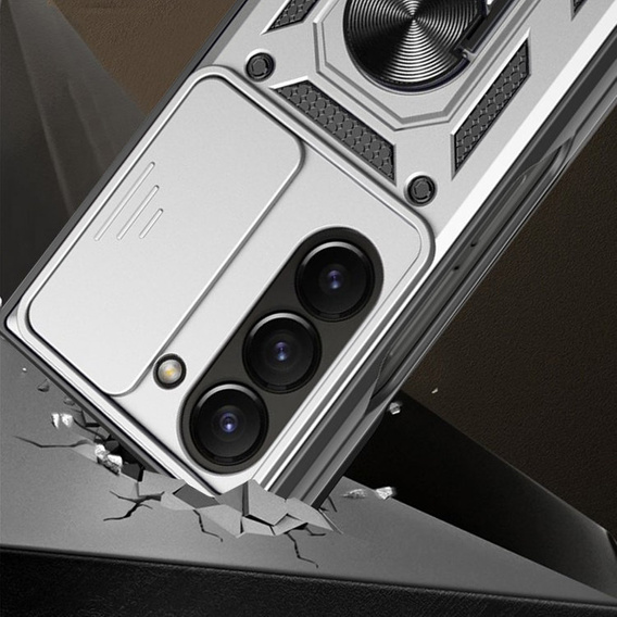 Чохол NOX Camera Slide Samsung Galaxy Z Fold5 5G, CamShield Slide, срібло
