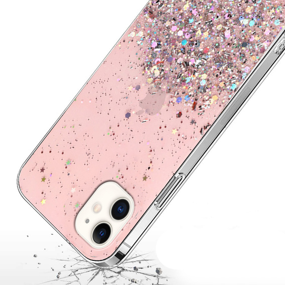 Чехол до iPhone 11, Glittery, розовый