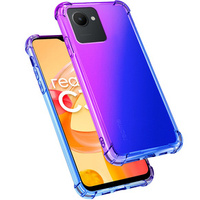 Чохол для Realme C30 / Narzo 50i Prime, Gradient Dropproof, Фіолетовий / синій