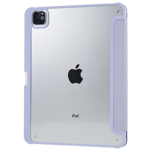 Чехол для iPad Pro 11 2022 / 2021 / 2020 / 2018, Smartcase Hybrid, с местом для стилуса, фиолетовый