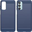 Чехол до Samsung Galaxy M15 5G, Carbon, синий