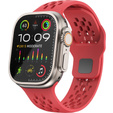 Силиконовый ремешок для Apple Watch 1/2/3/4/5/6/7/8/SE/ULTRA 42/44/45/49MM, красный