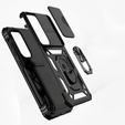 Чехол NOX Camera Slide Samsung Galaxy S25, CamShield Slide, чёрный