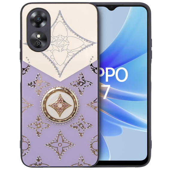 Чoхол Fashion до Oppo A17, фіолетовий