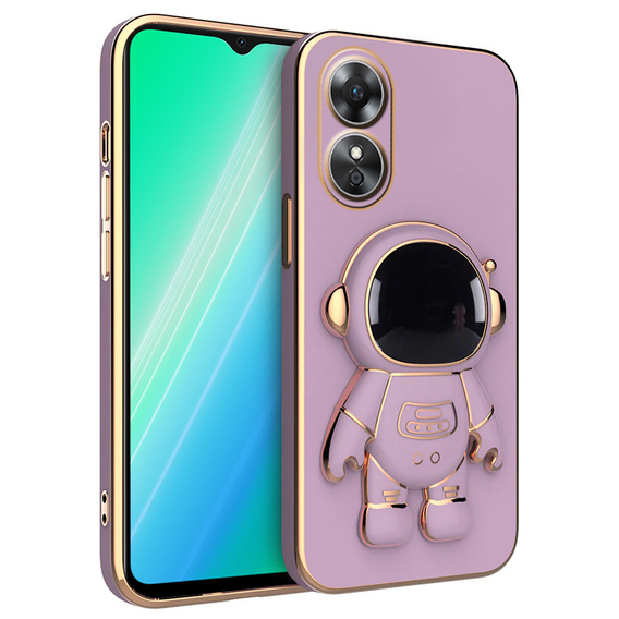 Чoхол до Oppo A17, Astronaut, фіолетовий