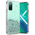 Чехол до Samsung Galaxy S20 FE, Glittery, светло-голубой