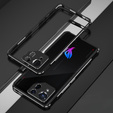 Чохол для ASUS ROG Phone 8 Pro, Armor Bumper, з кришкою об'єктива, чорний / сріблястий