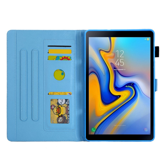 Чехол до Samsung Galaxy Tab A7 Lite 8.7 T220 / T225, elephant and flowers