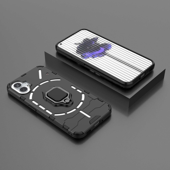 Чoхол до Nothing Phone 1 5G, Kickstand Ring, чорний