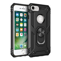 Бронированный Чехол до iPhone 6/6S/7/8/SE 2020/SE 2022, Nox Case Ring, чёрный