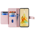 Чохол-книжка для Oppo Reno8 T 4G, Wallet Zipper Pocket, рожевий