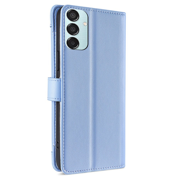 Откидной чехол для Samsung Galaxy M15 5G, Wallet Zipper Pocket, синий