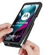 Чoхол Shockproof до Motorola Moto G200, із захисним екраном, чорний