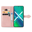 Откидной чехол для Infinix Smart 7 HD 4G, Mandala, розовый rose gold