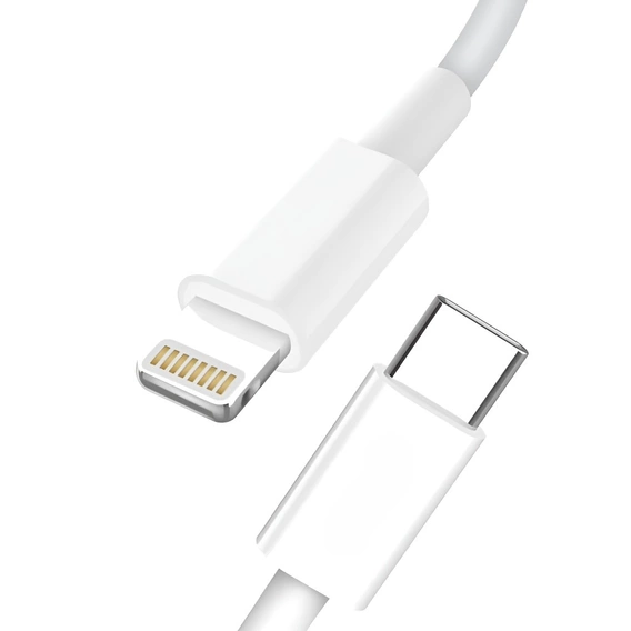 Сетевое зарядное устройство XO CE12, USB-C, 20 Вт + кабель USB-C - Lightning, белый