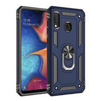 Бронированный Чехол до Samsung Galaxy A20E, Nox Case Ring, синий