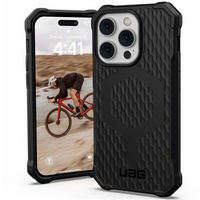 Чoхол Urban Armor Gear до iPhone 14 Pro, Essential Armor MagSafe, чорний