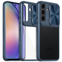 Чехол до Samsung Galaxy A54 5G, Slide Camera, синий