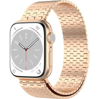 Сталевий ремінець для Apple Watch 1/2/3/4/5/6/7/8/SE/ULTRA 42/44/45/49 MM - рожевий rose gold