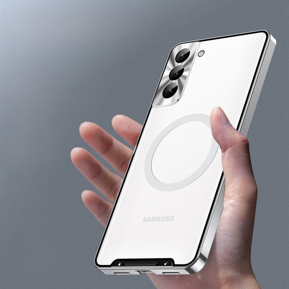 Защитный чехол для камеры Samsung Galaxy S21 FE 5G, CamShield MagSafe, прозрачный / серебряный