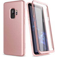 Чехол до Samsung Galaxy S9, Suritch Full Body, розовый rose gold